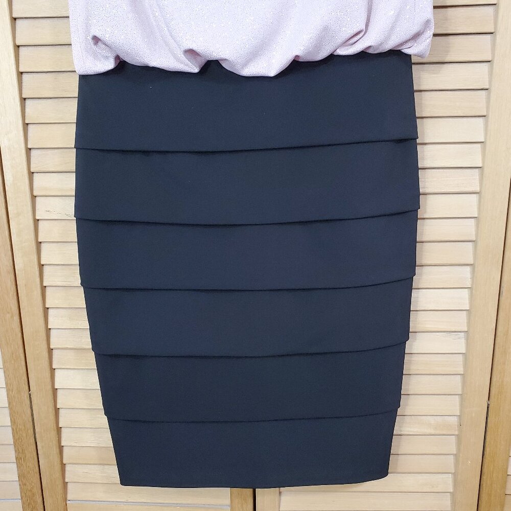 EnFocus Studio Sleeveless Blouson Shimmer Dress 4 - Picture 5 of 7